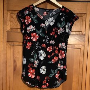 Express short sleeve, silk